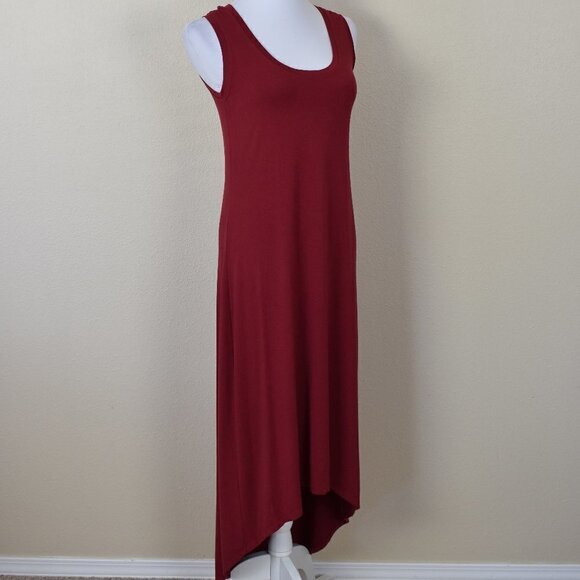 Fresh Produce High Low Midi Jersey Dress S - Picture 6 of 7